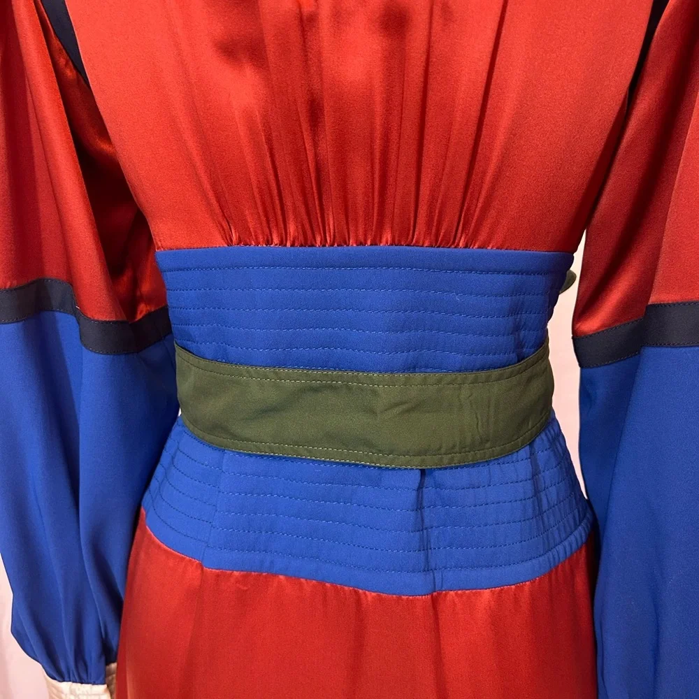 Tory Burch stunning Colorblock Wrap Dress